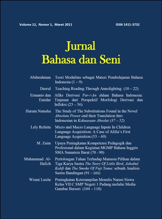 Jurnal Fakultas E Journal Fakultas Bahasa Dan Seni
