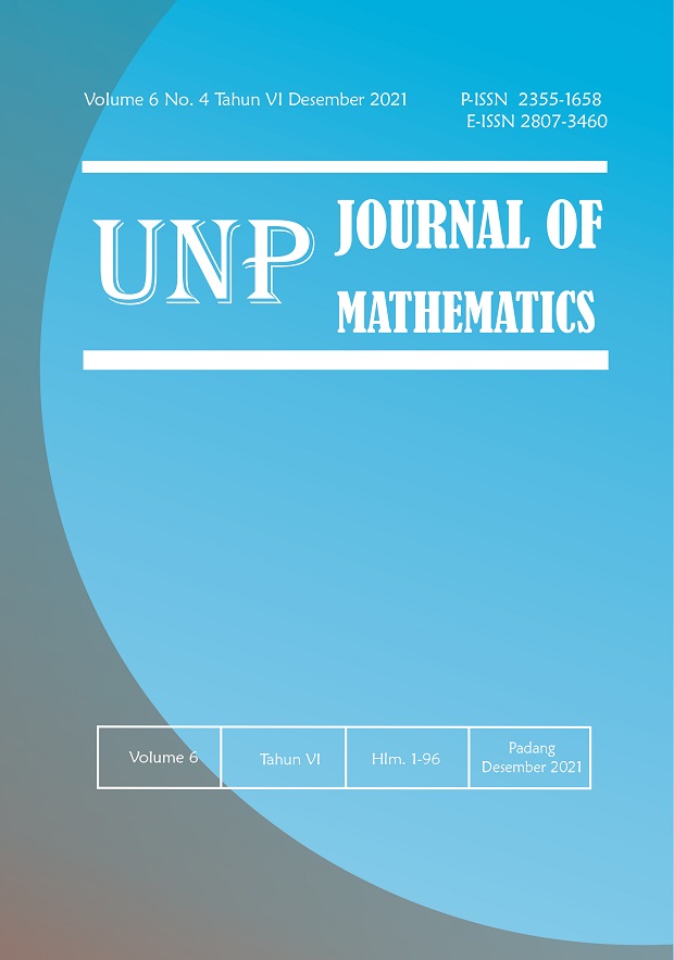 Cover Journal Mathematics of UNP